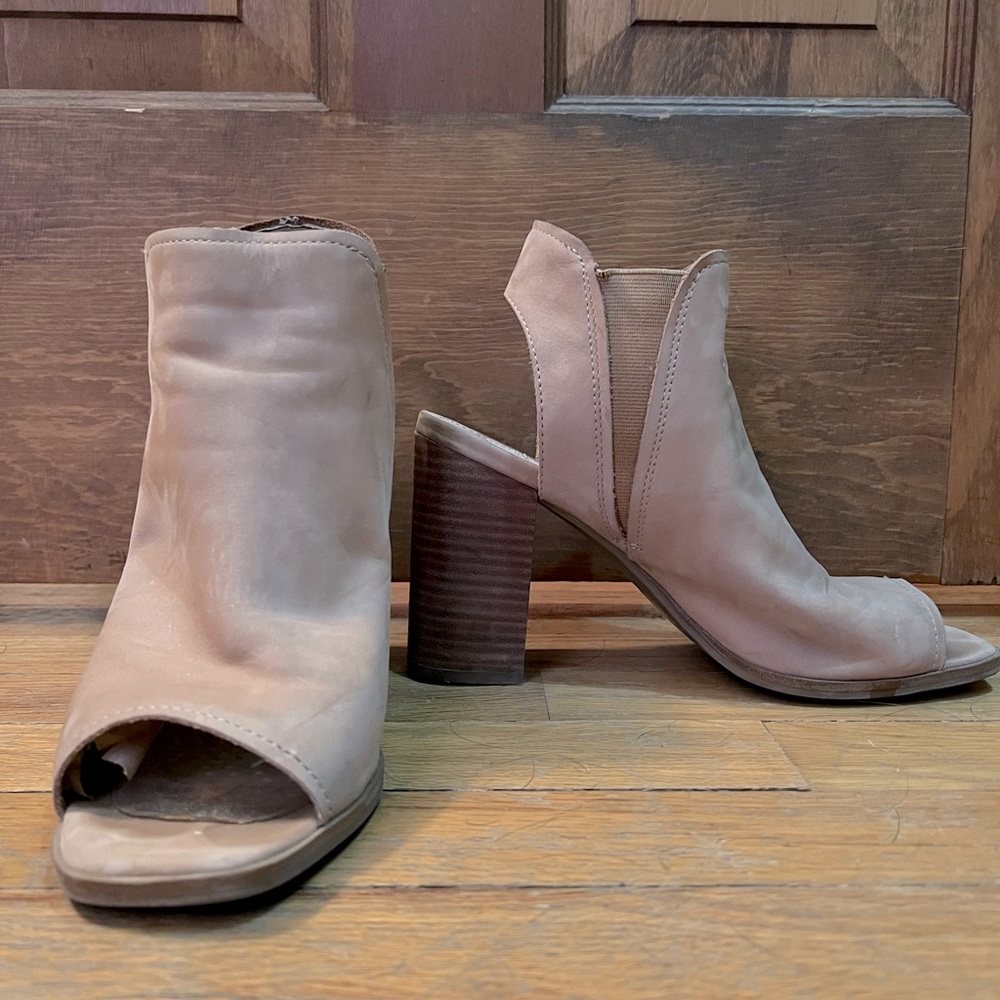 Nude Peeptoe Bootie